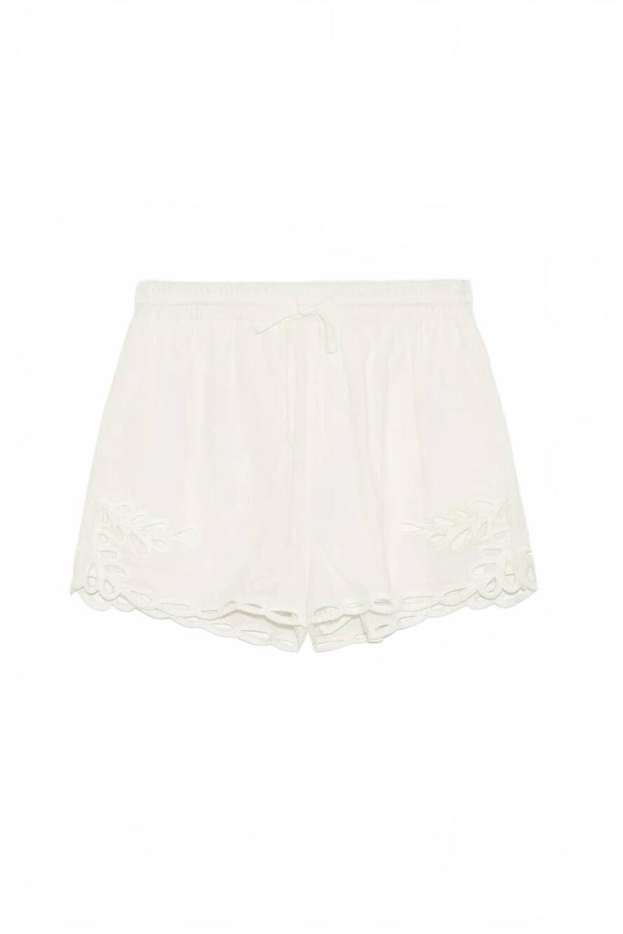 NEW DÈLUC women's comte shorts in ecru